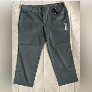 Lee Classic Fit Straight Leg Green Pants Size 24W